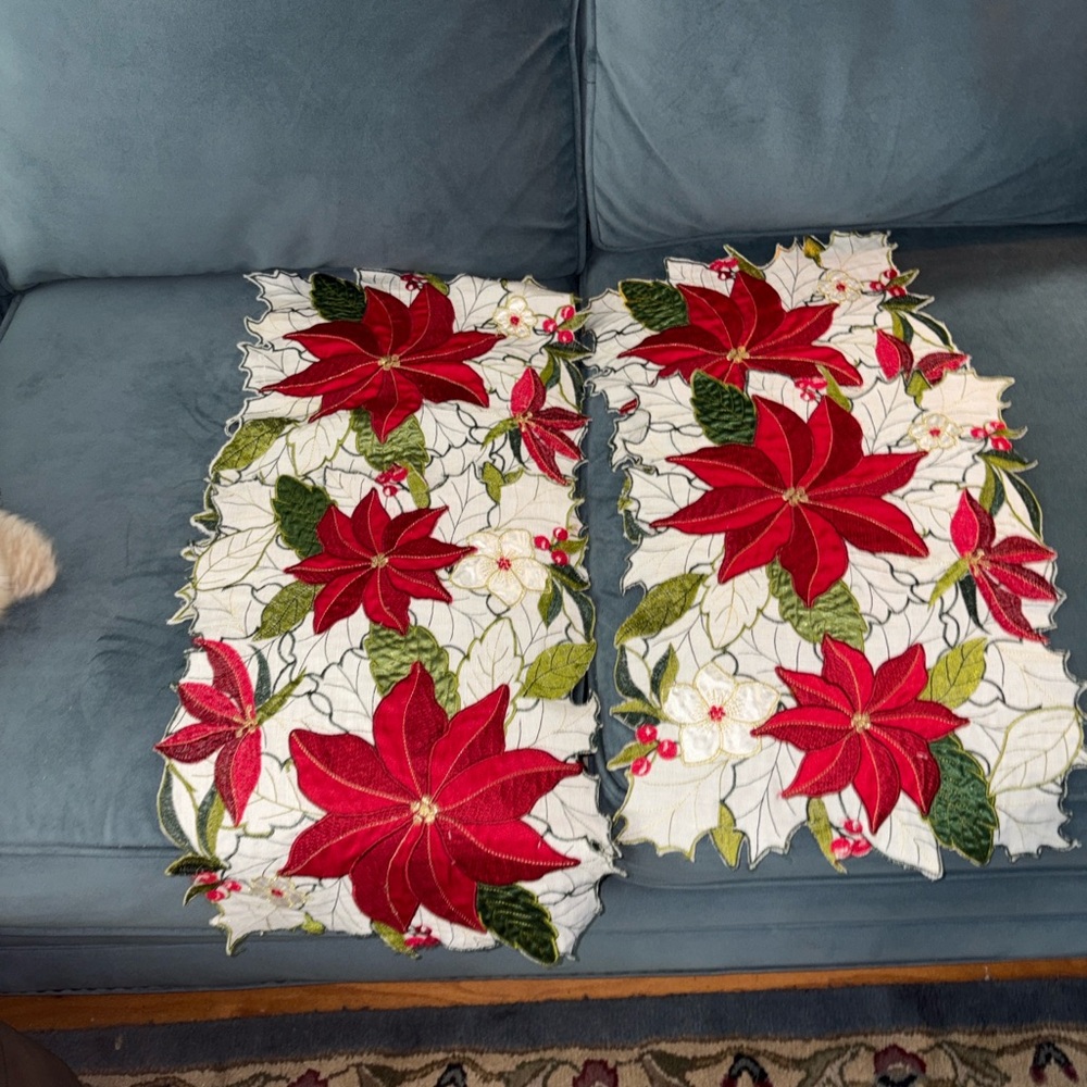 St Nicholas Poinsettia Placemats